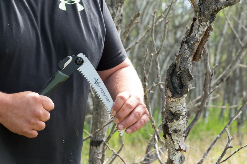 Hooyman MegaBite 8â€ Handsaw with Heavy Duty Construction, High Carbon Steel Blade, Impulse Hardened Teeth, and Ergonomic Over-Molded Handle for Camping, Hunting, Tree Trimming, Pruning, and Outdoors - Image 2